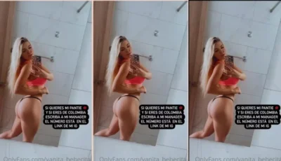 Yanitabebecita fez uma gravação super hot na frente do espelho