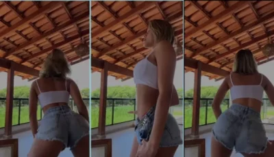 Vídeo revelado da Karlyane Menezes arrasando na dança com um jeito bem caliente