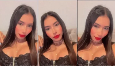 Daniela Antury, uma beldade de batom vermelho arrasador!