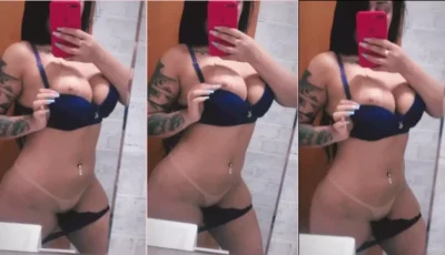A Bianca Bitt exibe a xoxota e os peitões