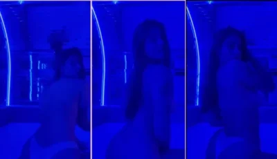 A digital influencer Brucbb dançando de forma bem sensual