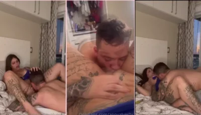 Anny Alves se divertindo pra valer com o rapaz tatuado cheio de estilo