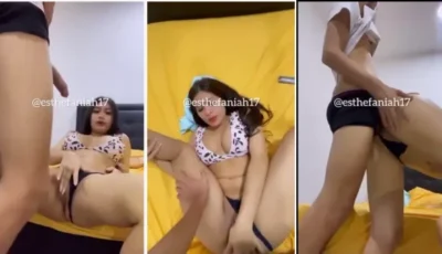 Esthefania em vídeos ousados se entregando a uma pirocada potente