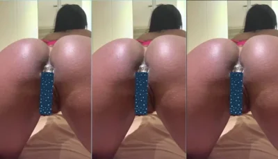 A Patty Machado tava com um plug enfiado na bundinha