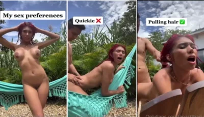 Anastasia se divertindo à beira da piscina