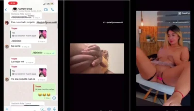 Steffy Moreno em um vídeo que apareceu por aí, bem picante!