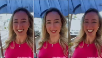 Vídeo da Patty Wife se mostrando na rua