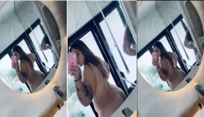 Laura Forero, uma delícia de mulher, está toda nua exibindo seu corpão maravilhoso