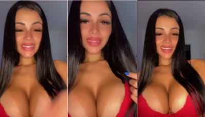 Steffany, a linda morena de silicone, arrasa em um vídeo picante!