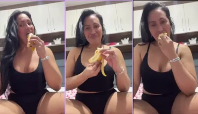 Alessandra Marques de roupão na casa do boy