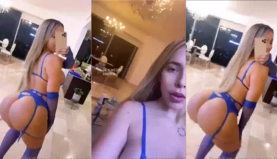 Vanebp19 em um vídeo só de calcinha e sutiã