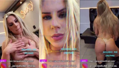Vídeo pornô da famosa Jacqueline Darley se masturbando