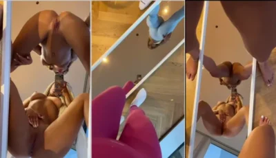 Zara Yasmin colocou um espelho no chão e se gravou se dando uma se agradada