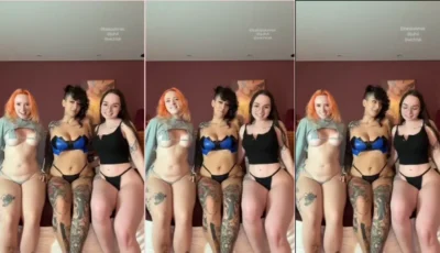 Babi Palomas gravou um vídeo bem quente com as amigas travessas