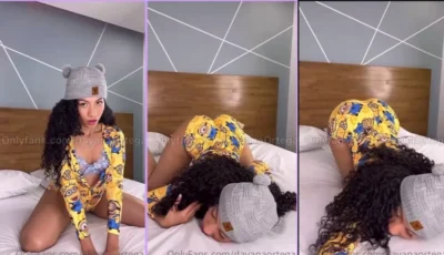 Dayana Ortega na cama, soltando a bunda e fazendo todo mundo ficar de olho!