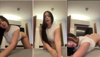 Lioqueen tá causando um clima quentíssimo na cama, sem usar calcinha!