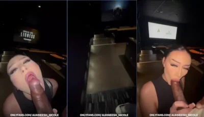 Auhneesh Nicole soltou um vídeo no OnlyFans dela, onde a linda tá fazendo o que sabe de melhor com um pau preto!