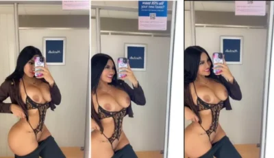 Vídeo super quente da morena Sandra Aurey se gravando com as teta enormes