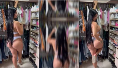 Alejaachavez15 ficou toda trabalhada no sutiã e na calcinha de renda!