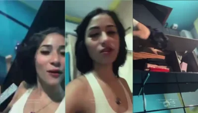 Viviann Freitas, a morena irresistível, dando uma provocada safada na hora H