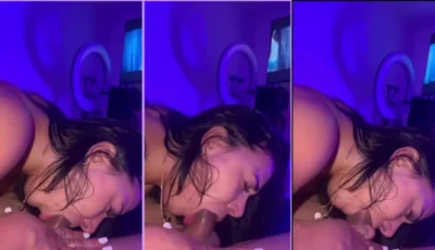 Jennifer Sánchez se divertindo com um membro colossal