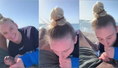 Michabubbles dando aquela chupada em um migo desconhecido na praia