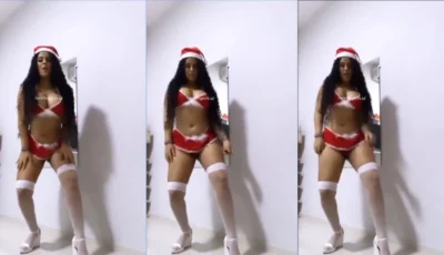 Olha só, a Anne Braga se jogou na fantasia de mamãe Noel e arrasou!