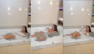 Sheyla Mell, delícia relaxando na banheira do OnlyFans
