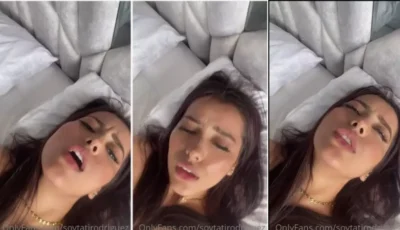 Tatiana Perez Rodriguez se divertindo com um momento de prazer delicioso