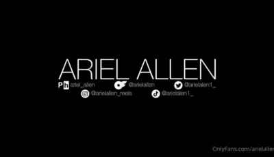 Vídeo caliente da Ariel Allen se divertindo na cama