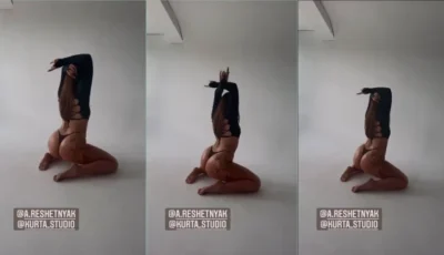 Vídeo provocante da areshetnyak se rebolando
