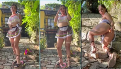 Manu Muv fazendo vídeos quentes, se divertindo e aproveitando!