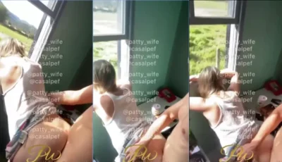 Transar em casa com a Patty Wife e o amante malicioso