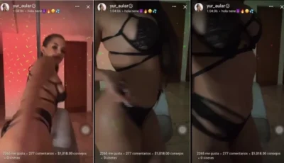 Yur arrasando no pole dance, requebrando de um jeito bem safado e gostoso!